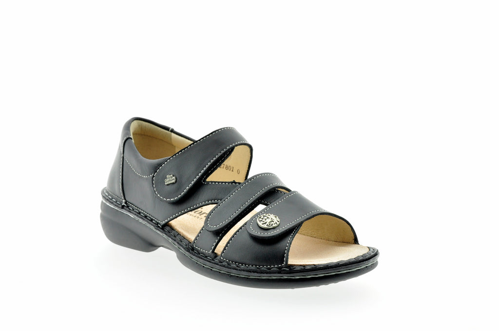 finn comfort dames, finn comfort biela s, gesloten hiel sandaal dames, sandalen voor steunzolen dames