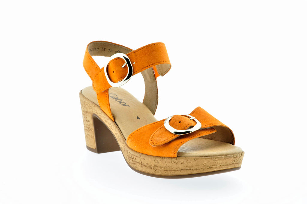 gabor, gabor dames, sandalen dames, oranje sandalen